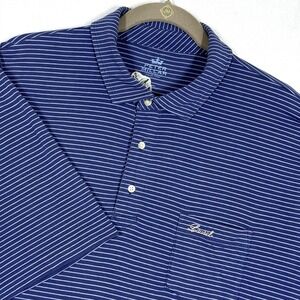 Peter Millar Polo Shirt Mens‎ Large Laurel Valley Golf Club Logo Seaside Wash